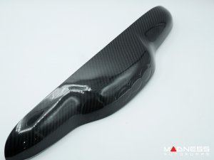 FIAT 500 Trunk Handle Cover - Carbon Fiber - Gloss Finish